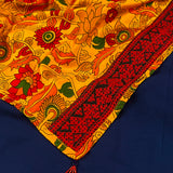 Mishrita chiffon saree with kanchi silk pallu
