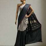 Mila half and half little flowers kanchipuram silk saree