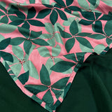 Mishrita chiffon saree with kanchi silk pallu
