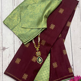 Vera kolam kanchipuram silk saree