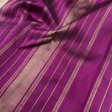 Alani striped kanchipuram silk saree
