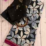Mila parijath kanchipuram silk saree