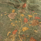 Printed gold tissue fabric