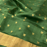Lotus chandheri silk saree
