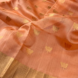 Lotus chandheri silk saree
