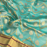 Leheriya chandheri silk saree