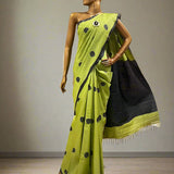 Veena polka tussar saree