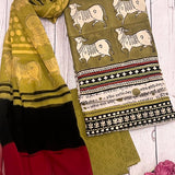 Pichwai printed cotton kurta set