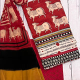 Pichwai printed cotton kurta set