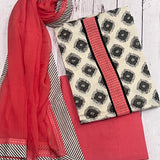 Hand printed cotton kurta set