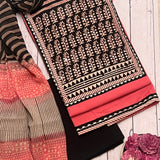 Bagh applique cotton kurta set