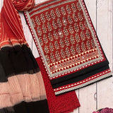 Bagh applique cotton kurta set