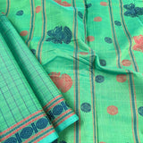 Rudraksh bordered kanchi cotton saree
