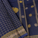 Rudraksh bordered kanchi cotton saree