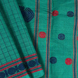 Rudraksh bordered kanchi cotton saree