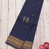 Multi bordered kanchi cotton saree