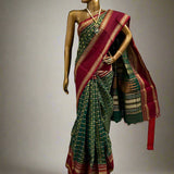 Mayil chakram kanchi cotton saree