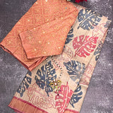 Maya monstera saree