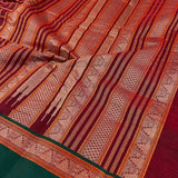 Veldhari checked kanchi cotton saree