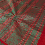 Multi bordered kanchi cotton saree