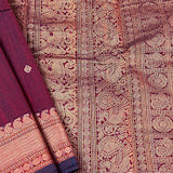 Multi bordered kanchi cotton saree