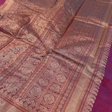 Multi bordered kanchi cotton saree