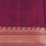 Multi bordered kanchi cotton saree