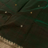 Multi bordered kanchi cotton saree