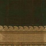 Multi bordered kanchi cotton saree
