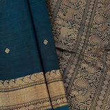 Multi bordered kanchi cotton saree