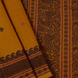 Multi bordered kanchi cotton saree