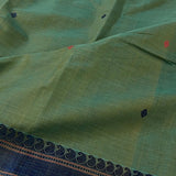 Multi bordered kanchi cotton saree