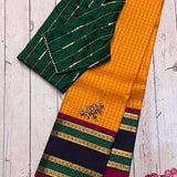 Sumangala – Handwoven Kanchipuram Silk Saree with Intricate Zari Border