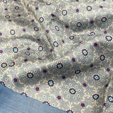 Veena tile print tussar saree