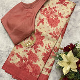 Veena floral tussar saree