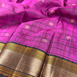 Kimaya checked motif silk saree