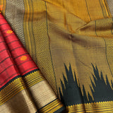 Kimaya checked motif silk saree