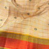 Kimaya checked motif silk saree