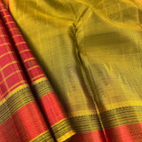Kimaya checked motif silk saree