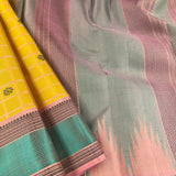 Kimaya checked motif silk saree