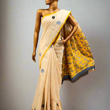 Veena polka tussar saree