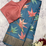 Maya lily tussar saree