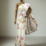 Organza handwoven jamdani saree