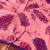 Maya leaf tussar saree