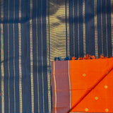 Vera twin border kanchipuram silk saree