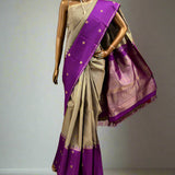 Trayi microchecked kanchi silk saree