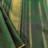 Nihira rising lines kanchipuram silk saree