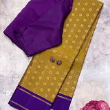 Meera meenakari kanchipuram silk saree