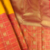 Trayi mayil chakram kanchipuram silk saree