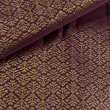 Deep Mauve Floral Kanchipuram Silk Fabric